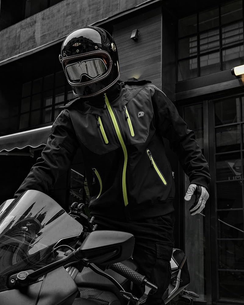 Chaqueta de Moto Hombre Invierno con Protectores CE