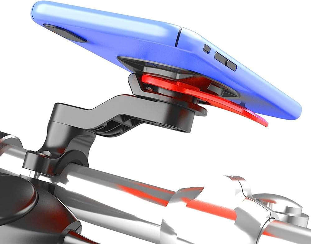 Soporte Universal para Manillar de Moto y Bicicleta – Giratorio 360° y Desmontable