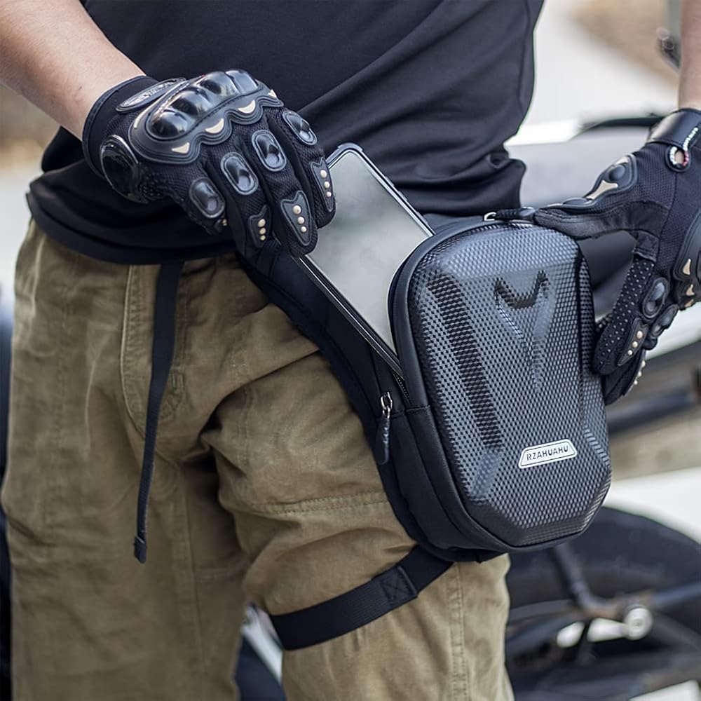 Bolsa de Pierna con Correas Ajustables – Pernera Deportiva y de Moto