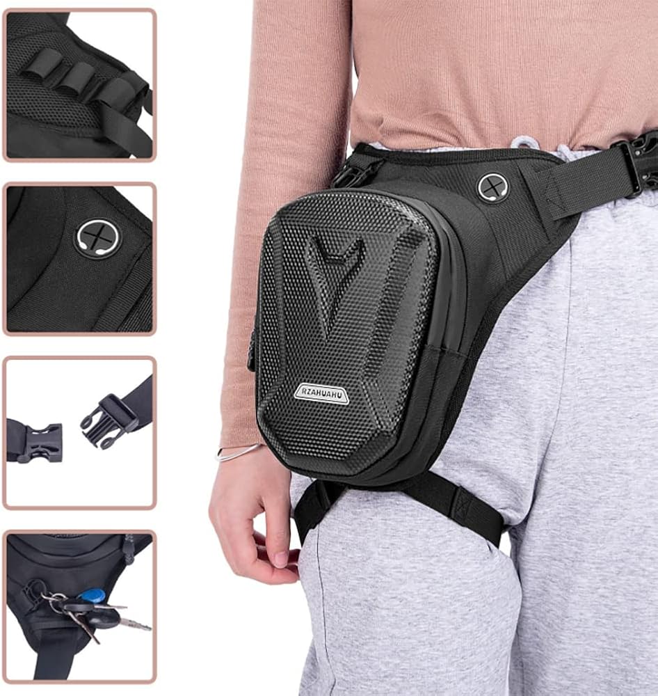 Bolsa de Pierna con Correas Ajustables – Pernera Deportiva y de Moto