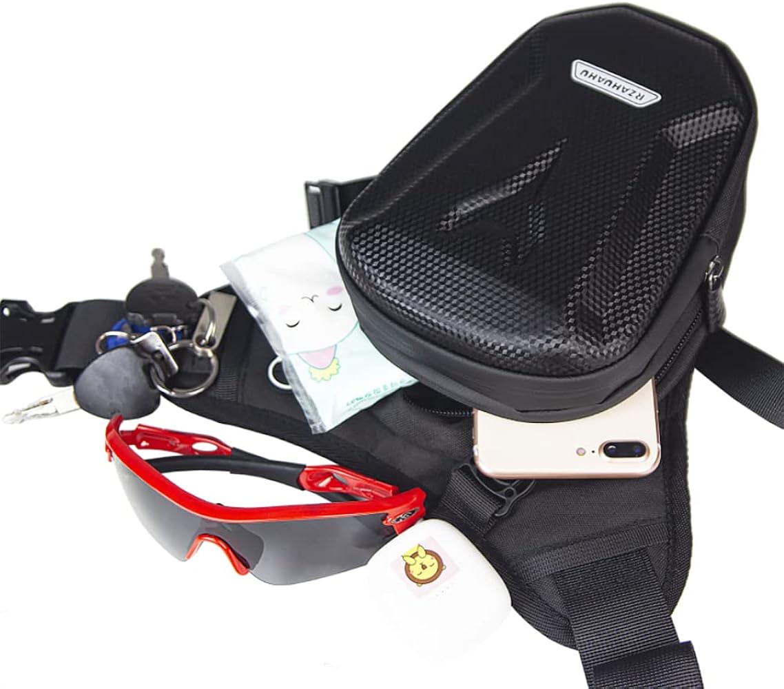 Bolsa de Pierna con Correas Ajustables – Pernera Deportiva y de Moto